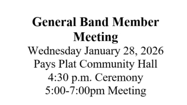 General Band Member Meeting, January 28th