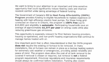 Oil to Heat Pump Affordability Program